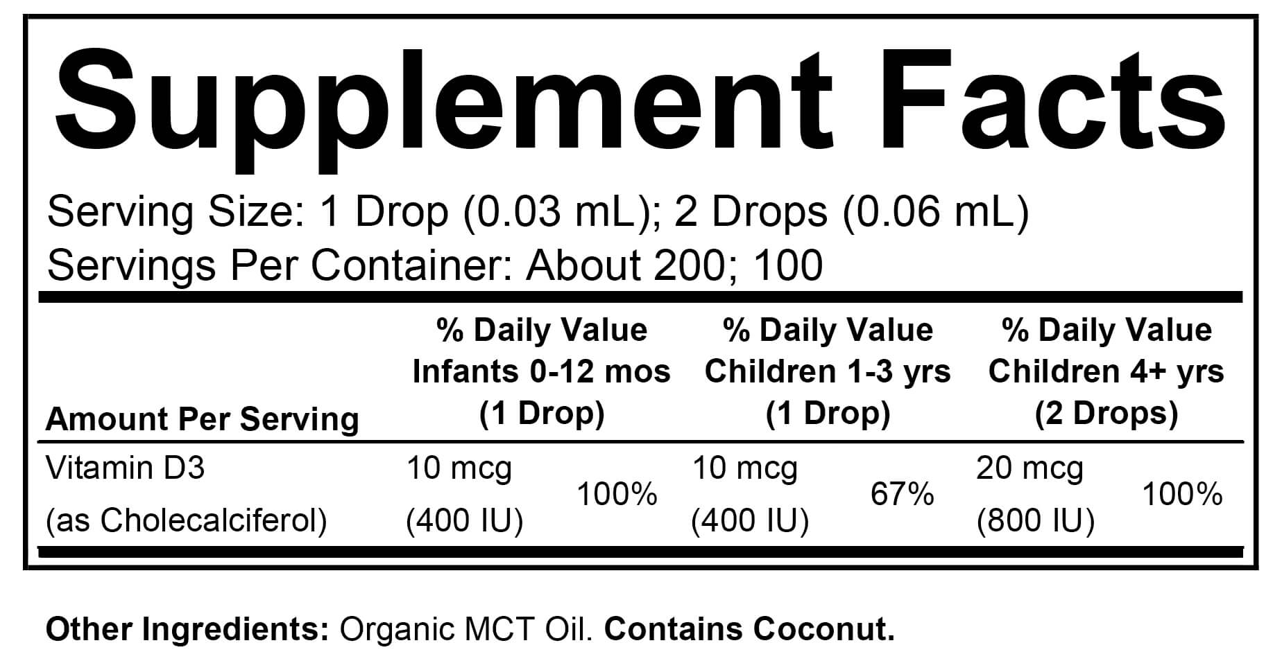 Organic Vitamin D3