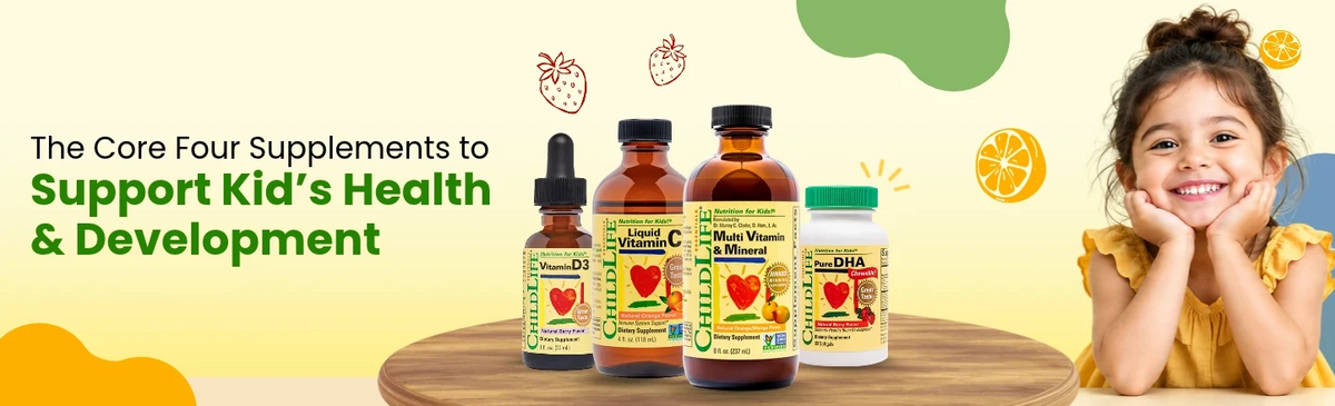 The Core Four Supplements to Support Kids’ Health and Development