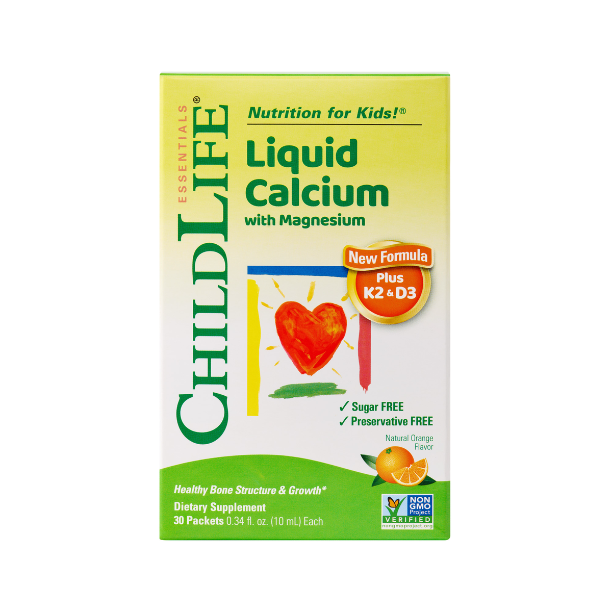 Liquid Calcium with Magnesium Stick Packs – ChildLife