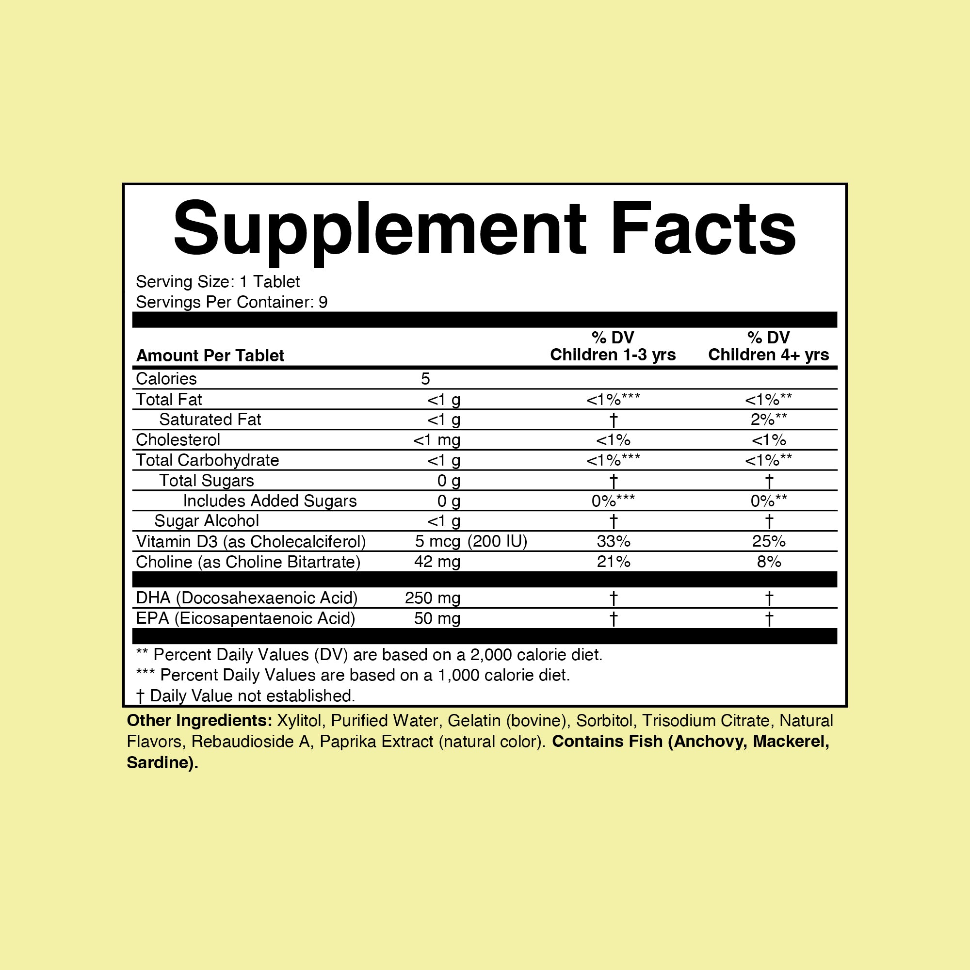 Omega-3 DHA + Choline SoftChew Gummies®