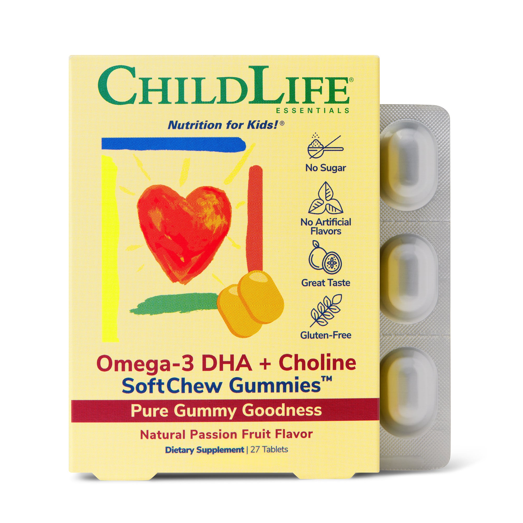 Omega-3 DHA + Choline SoftChew Gummies®