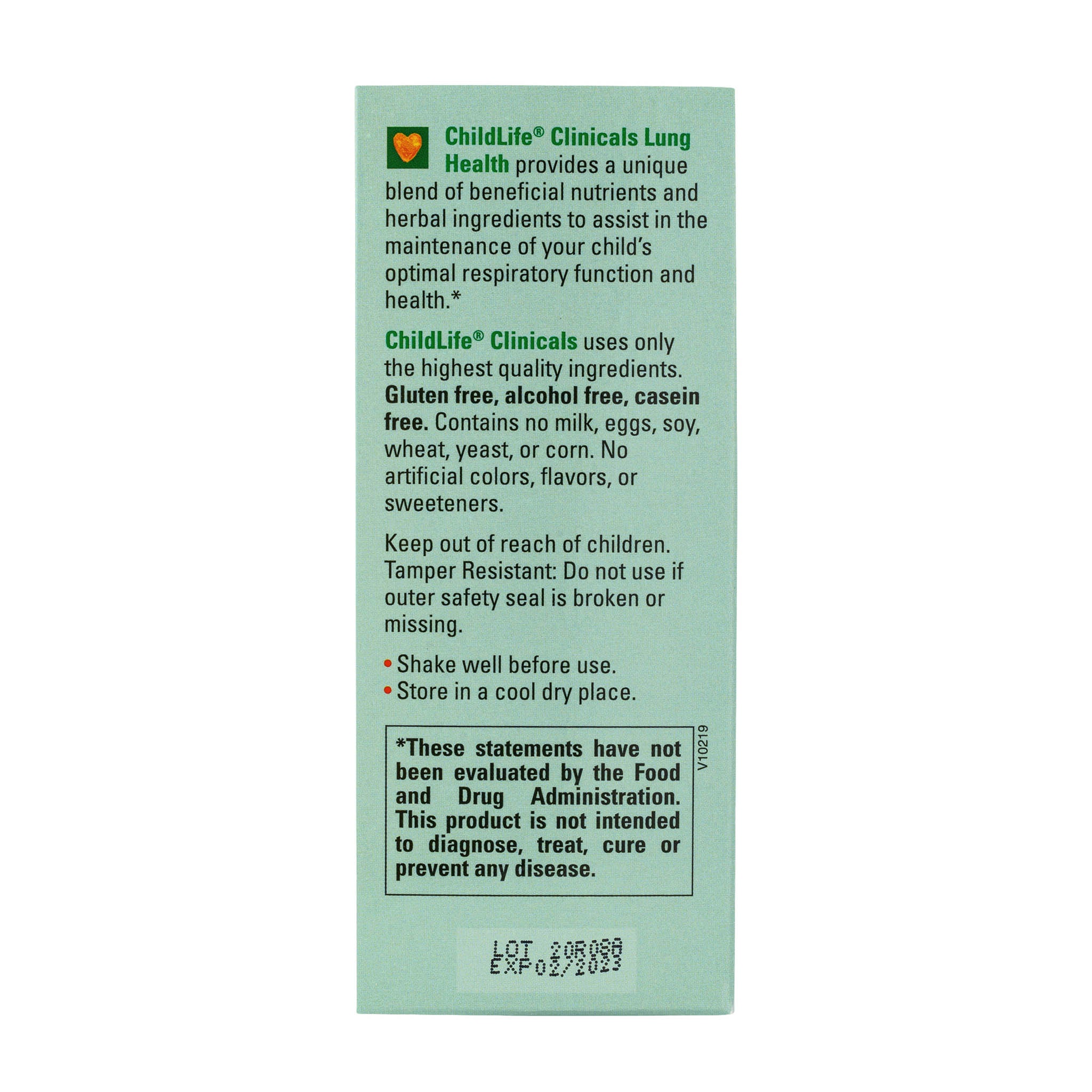 ChildLife Clinicals Lung Health