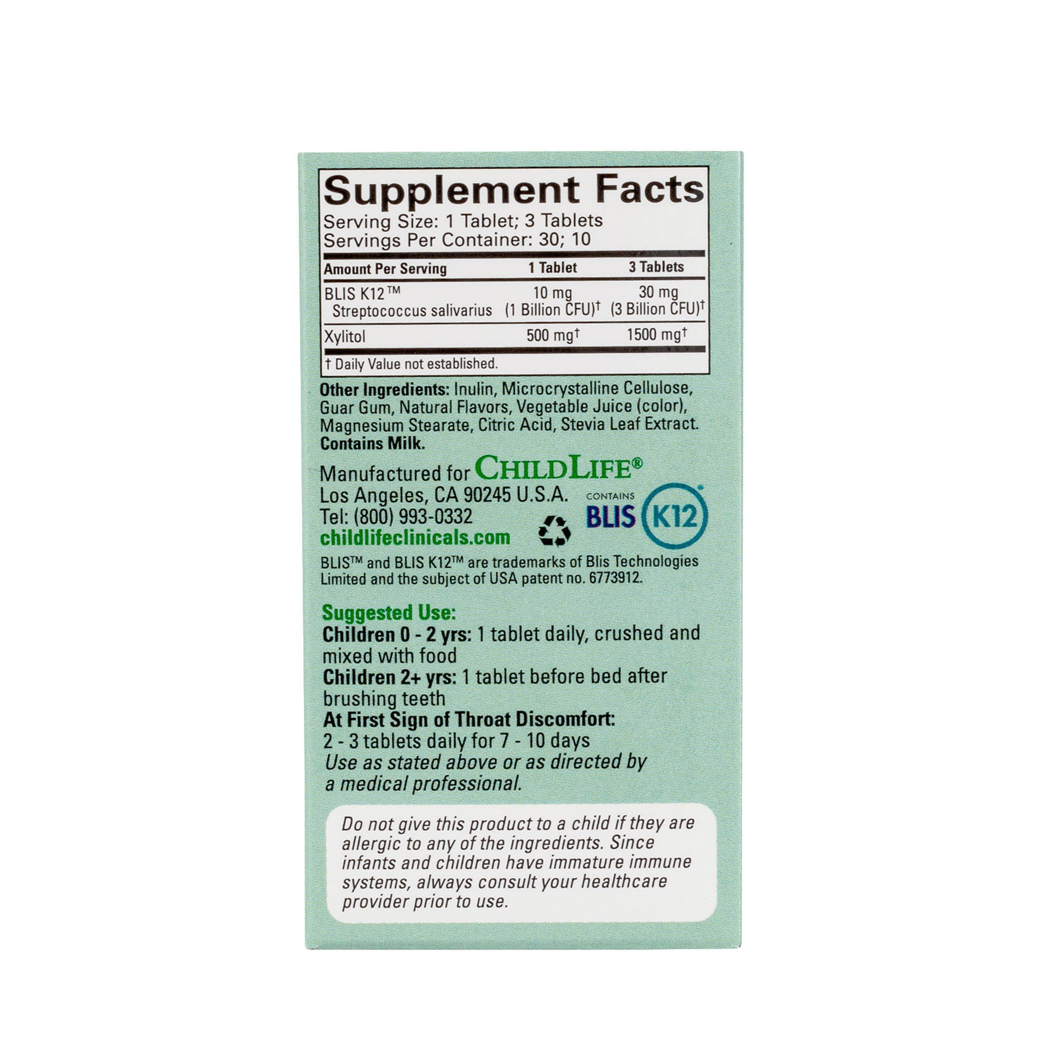 ChildLife Clinicals Oral Care Probiotic