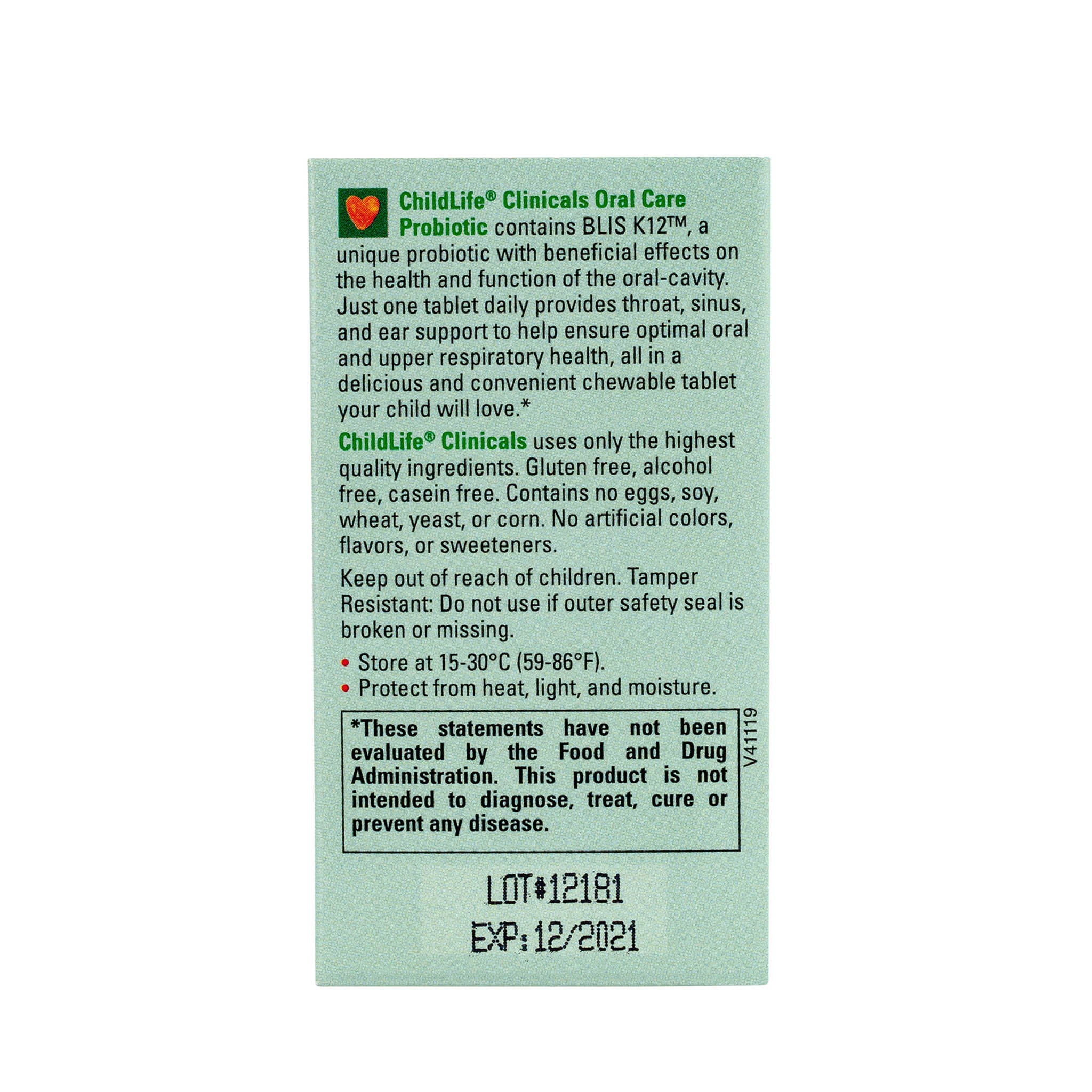 ChildLife Clinicals Oral Care Probiotic