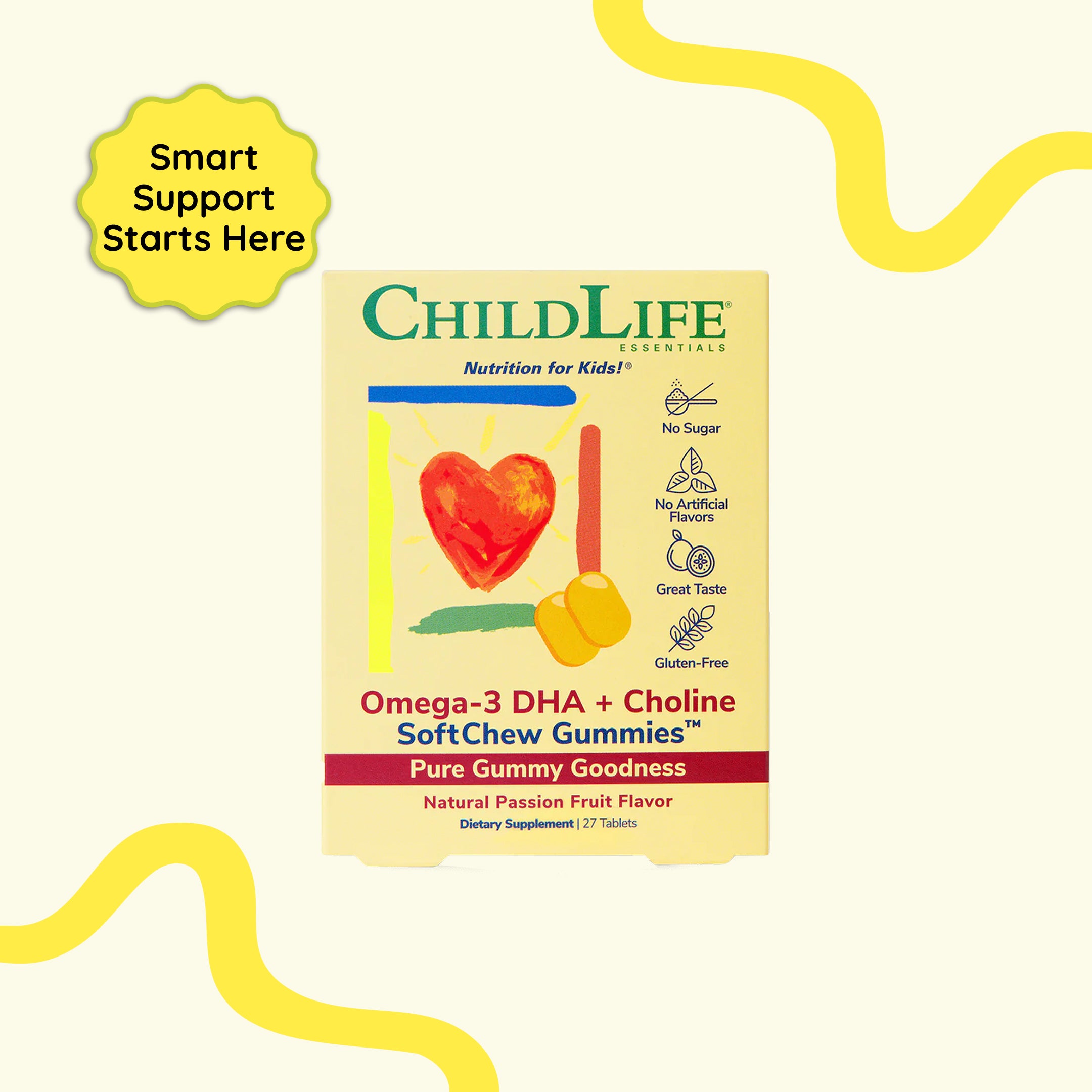 Omega-3 DHA + Choline SoftChew Gummies®