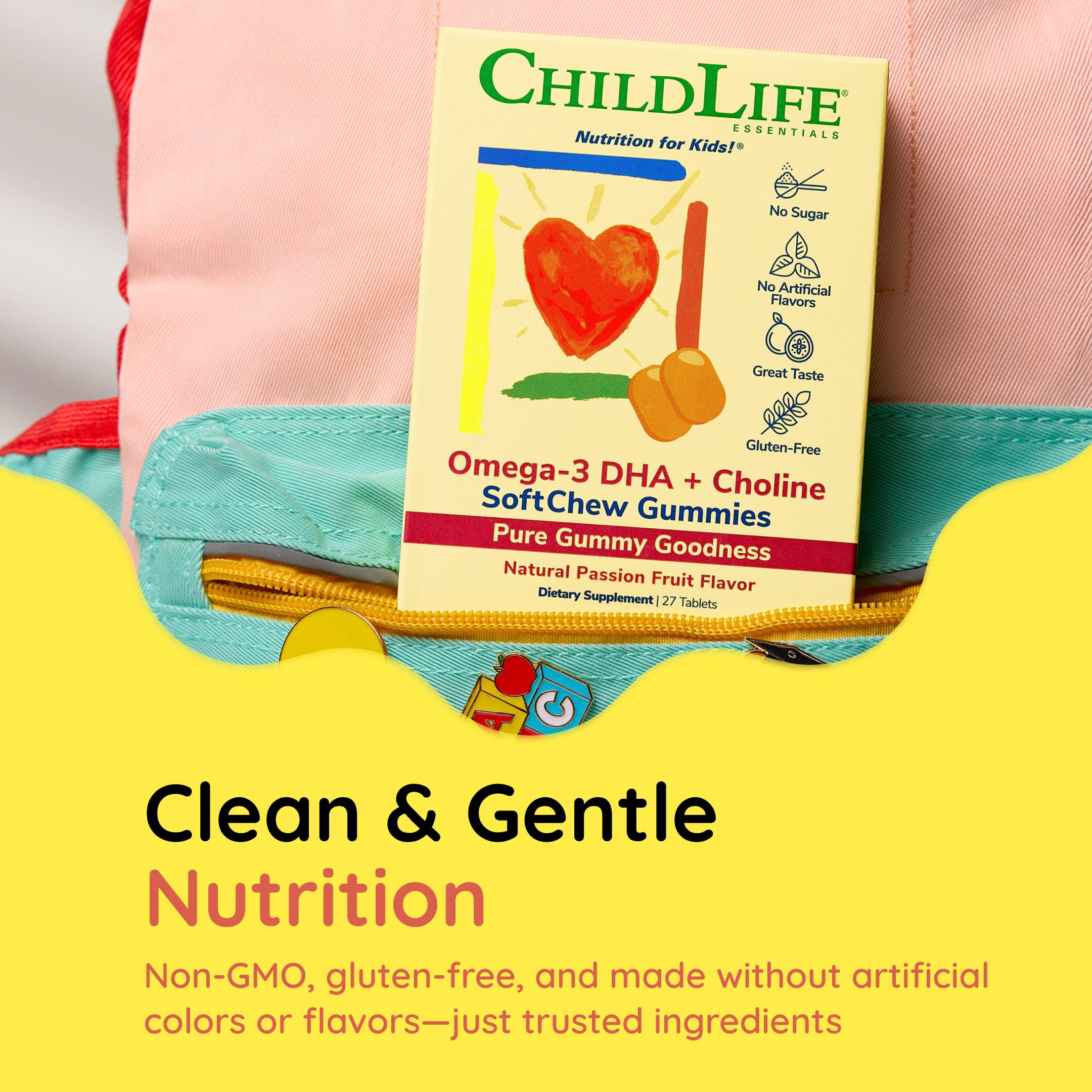 Omega-3 DHA + Choline SoftChew Gummies®