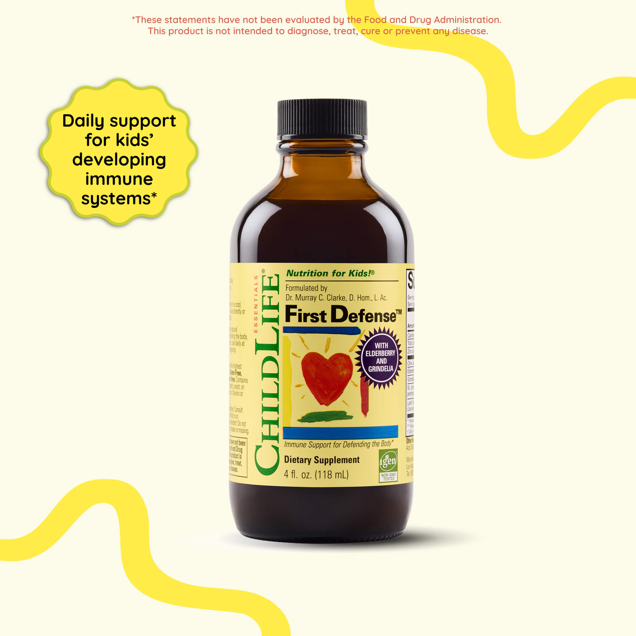 Daily support for kids' developing immune systems