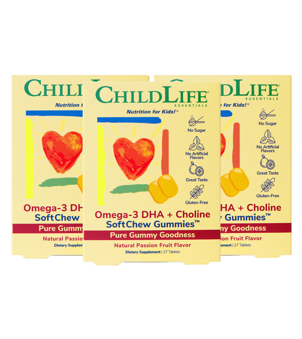 Omega-3 DHA + Choline SoftChew Gummies®
