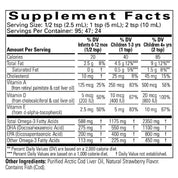 Cod Liver Oil Supplement Facts