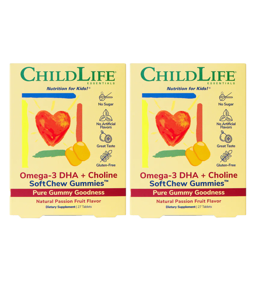 Omega-3 DHA + Choline SoftChew Gummies® 2 Packs