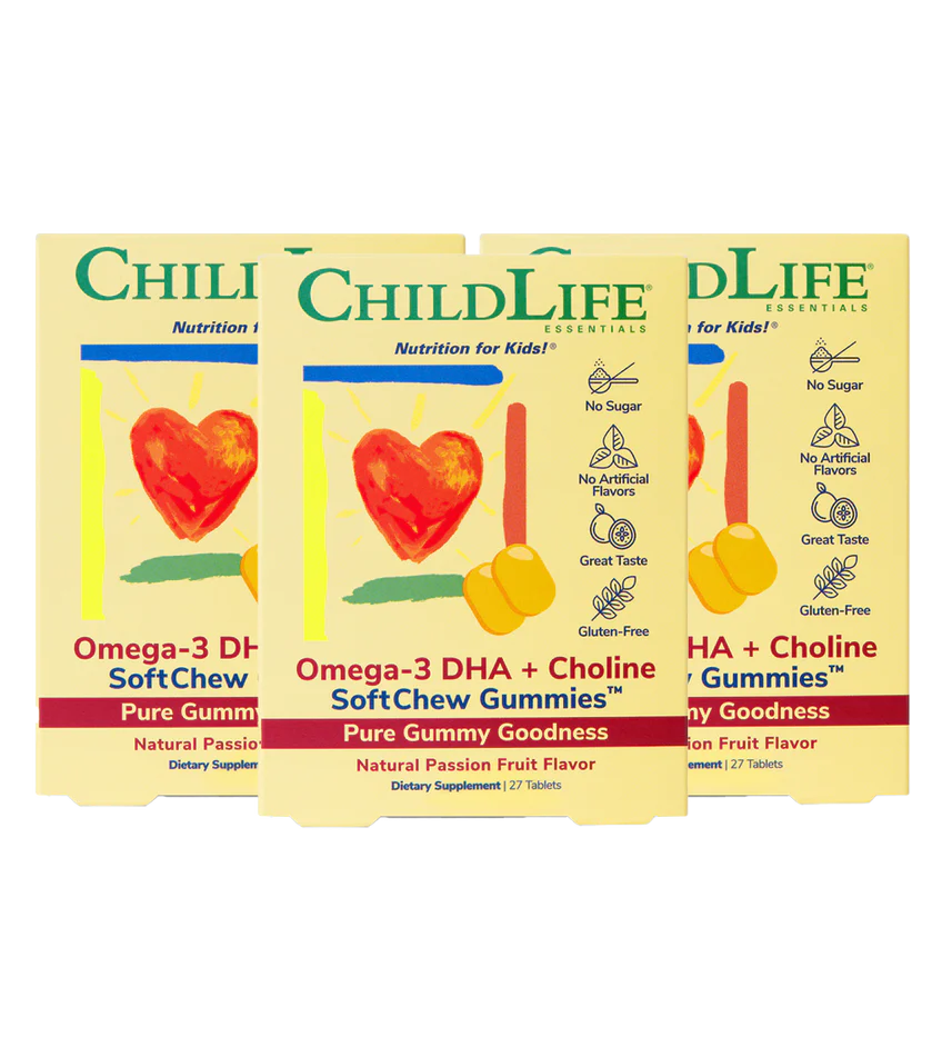Omega-3 DHA + Choline SoftChew Gummies® 2 Packs