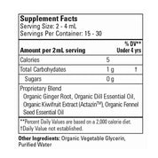 Organic Gripe Water Supplement Facts