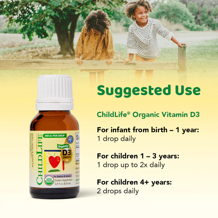 Organic Vitamin D3 for Infants
