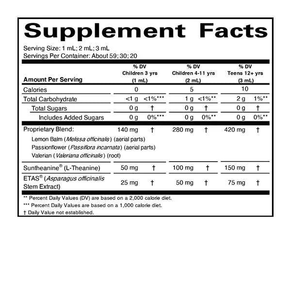 Sleep Essential Supplement Facts