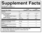 SoftMelt Gummies Supplement Facts