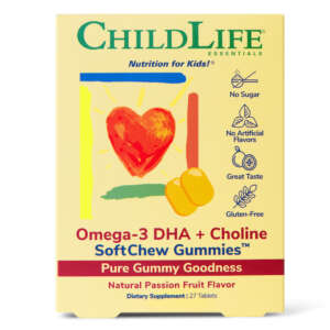 childlife essentials omega 3 softchew gummies for kids package front