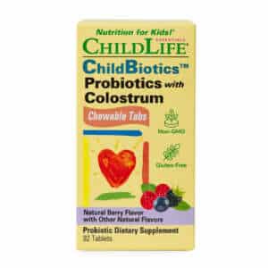 childlife essentials Probiotics with Colostrum Chewable Tablets